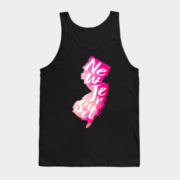 Pink New Jersey Tank Top by lolosenese